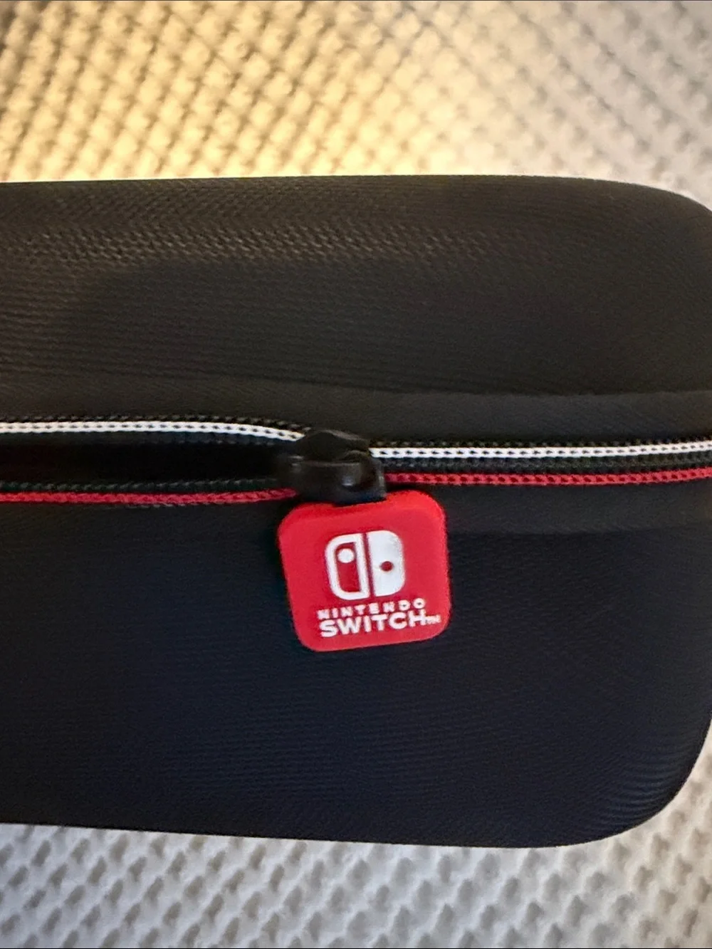 Nintendo Switch Black Carry Case with Red Logo